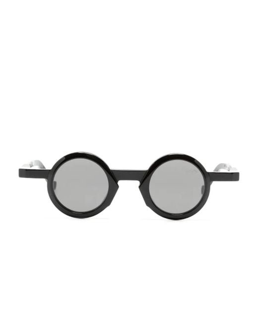 VAVA Eyewear Black Wl0056 Round-Frame Sunglasses