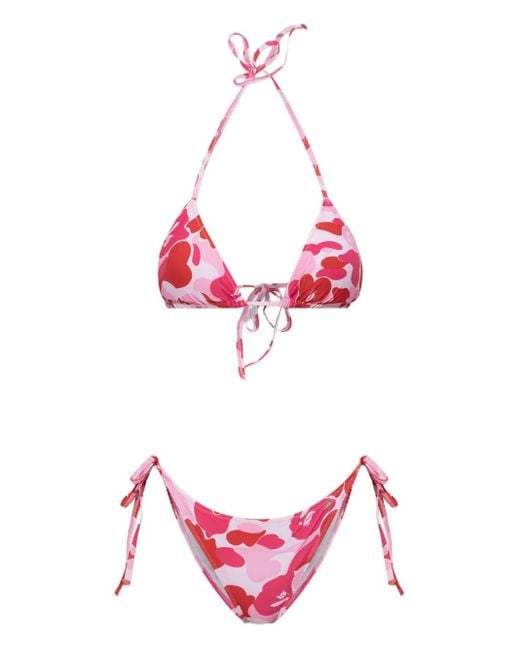A Bathing Ape カモフラージュ ビキニ Pink