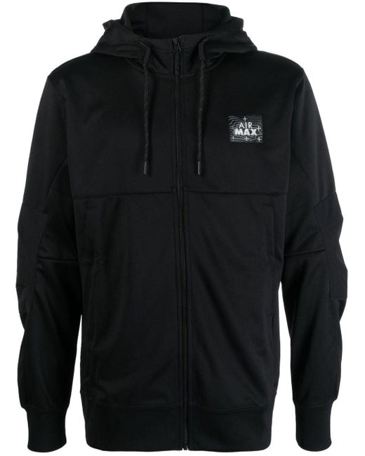 Nike Air Max Logo-patch Hoodie in Black for Men | Lyst Canada