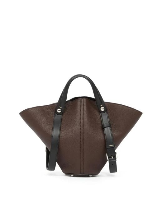 Maison Margiela Brown Small Dress-Age Tote Bag