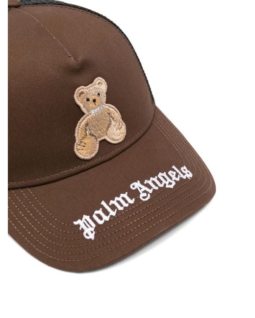 Palm Angels Brown Bear Baseball Cap for men
