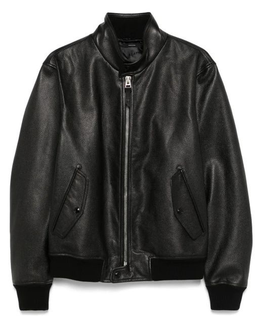 Tom Ford Black Harrington Jacket for men