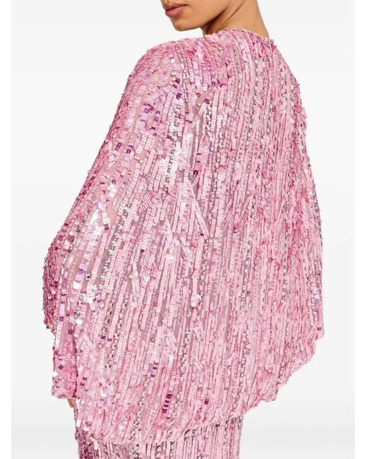 Jenny Packham Pink Vulsa Cape