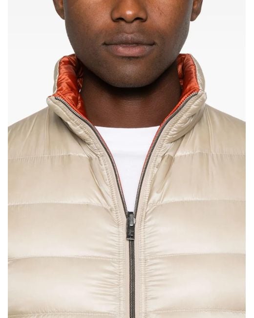 Herno Quilted Gilet in Natural for Men Lyst UK