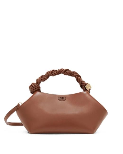 Ganni Brown Small Bou Bag