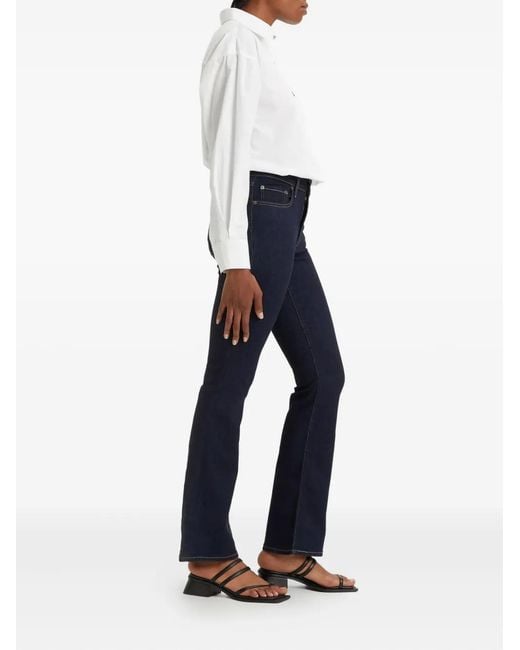 Levi's Blue Cotton Lyocell Elastomultiester Lycra Jeans