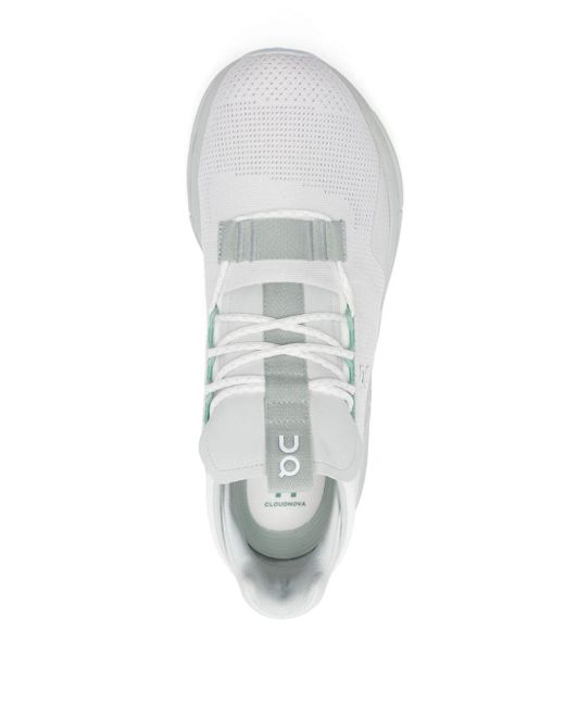 On Shoes White Cloudnova Pointelle Sneakers for men