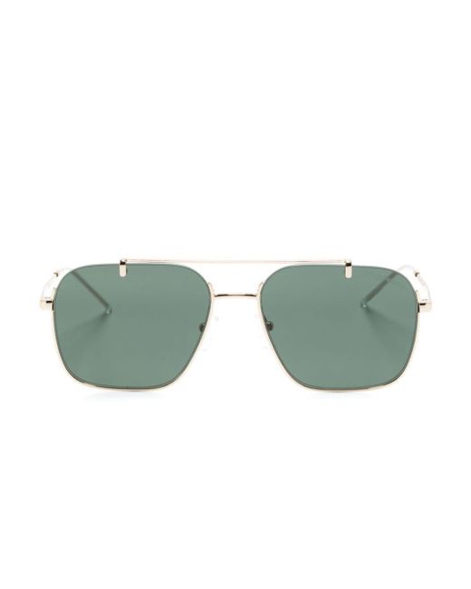 Emporio Armani Green Square-frame Sunglasses for men