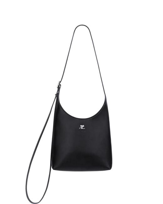 Courreges Black Small Melt Tote Bag