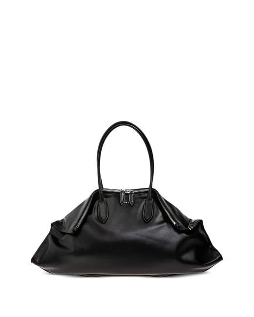 Alexander McQueen Black Manta Tote Bag