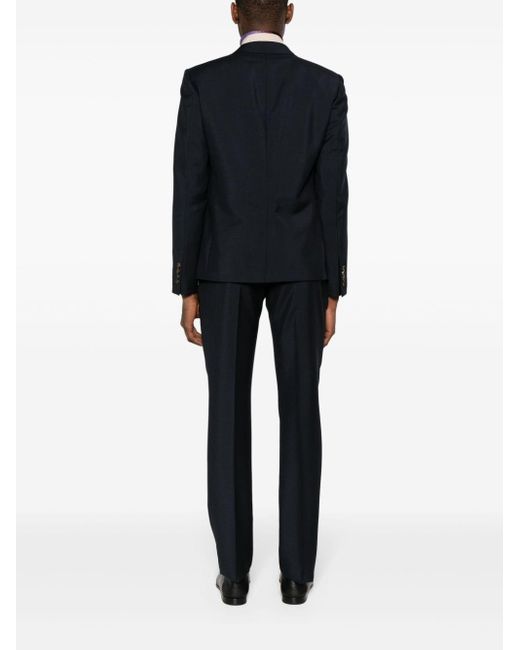 Gucci Black Single-breasted Wool Suit for men