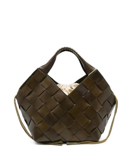 Dragon Diffusion Green Botteghe Tote Bag