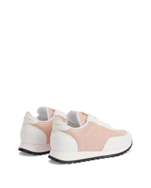 Giuseppe Zanotti Pink Jimi Running Sneakers