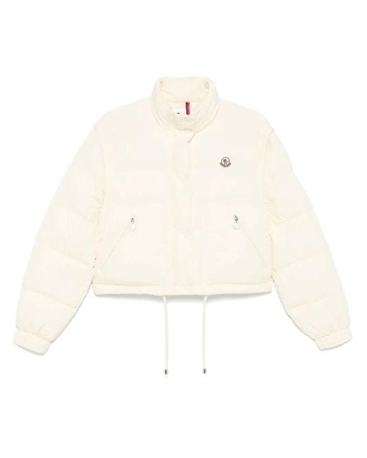 Moncler White Selle Puffer Jacket