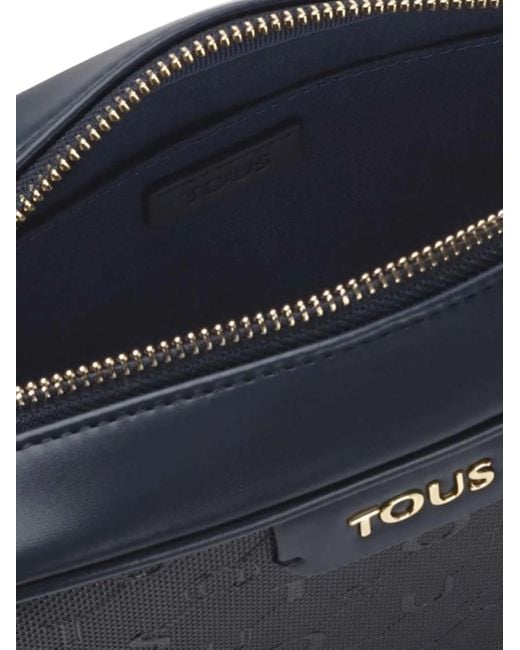 Tous モノグラム ショルダーバッグ Blue