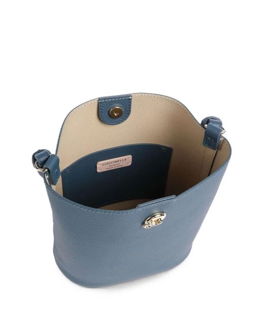 Coccinelle Blue Mini Nikla Shoulder Bag