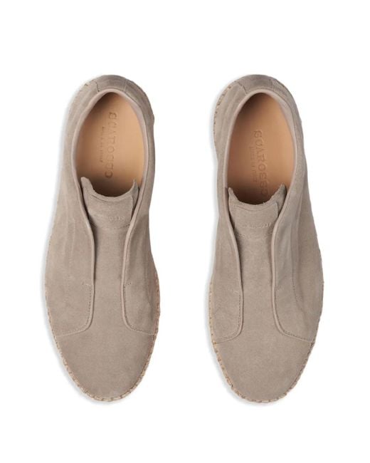 Scarosso Suède Espadrilles in het Brown voor heren