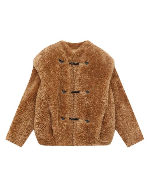 Giacca Avalia Con Effetto Spazzolato di Isabel Marant in Brown
