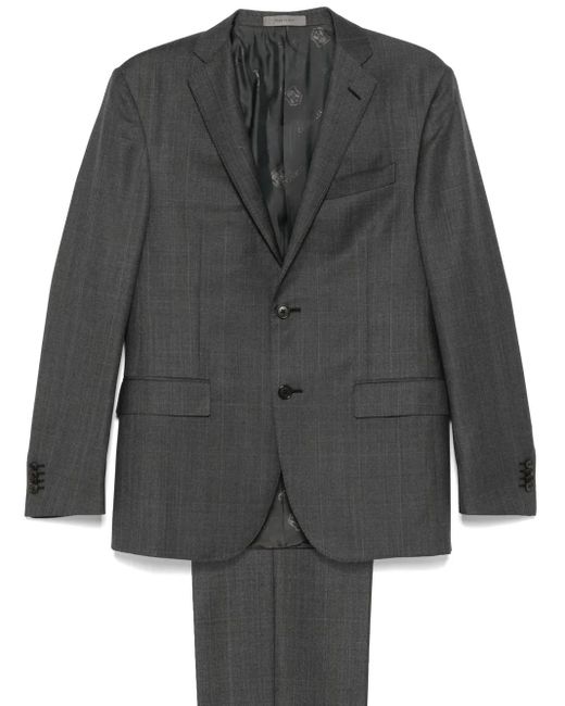 Traje a cuadros príncipe de Gales Corneliani de hombre de color Gray
