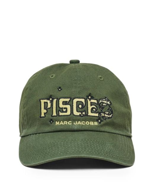 Marc Jacobs Green The Zodic Pisces Baseball Cap
