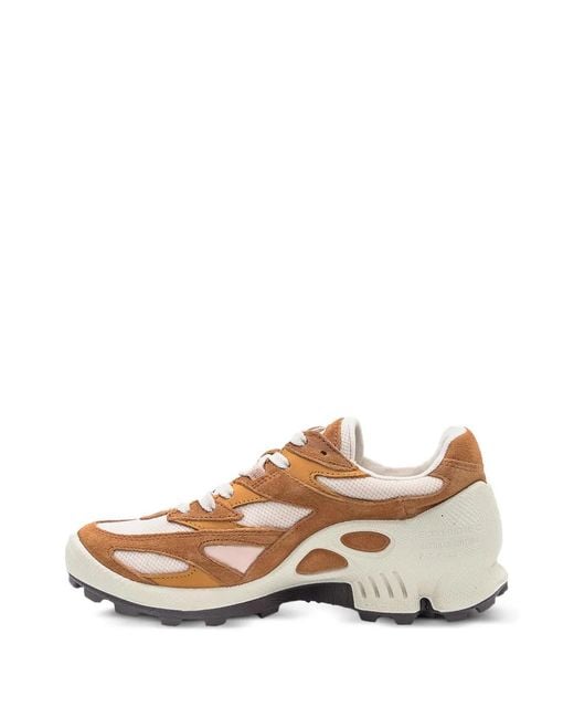 Ecco Brown Biom C-Trail Leather Trainers