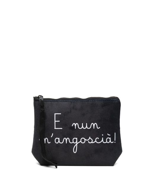 Mc2 Saint Barth Black X Vacanze Di Natale Aline Clutch Bag
