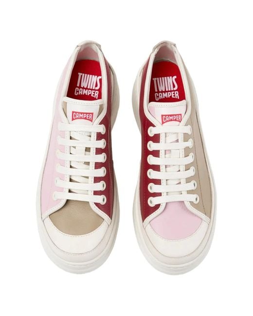 Camper Pink Runner Up Twins Sneakers