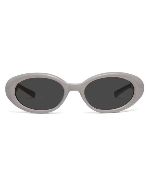 Gentle Monster Gray X Maison Margiela Oval-frame Sunglasses