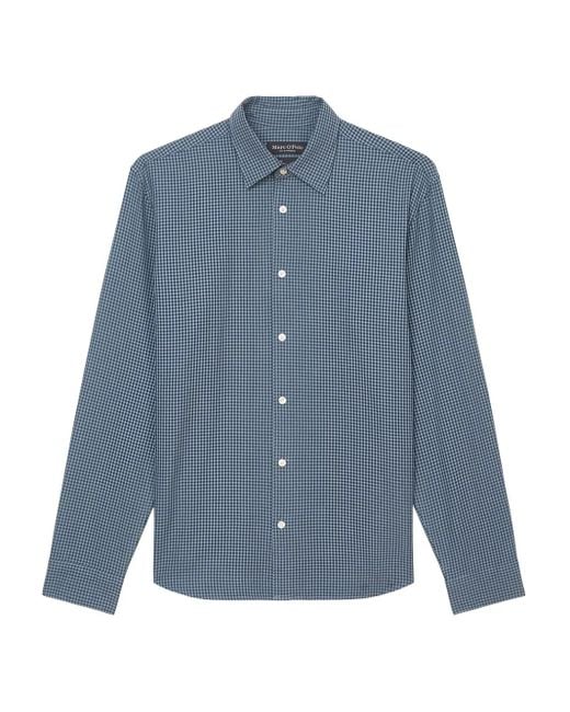 Marc O' Polo Blue Checked Button-Up Shirt for men