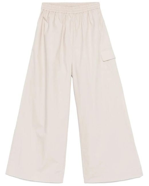 Remain White Wide-Leg Trousers