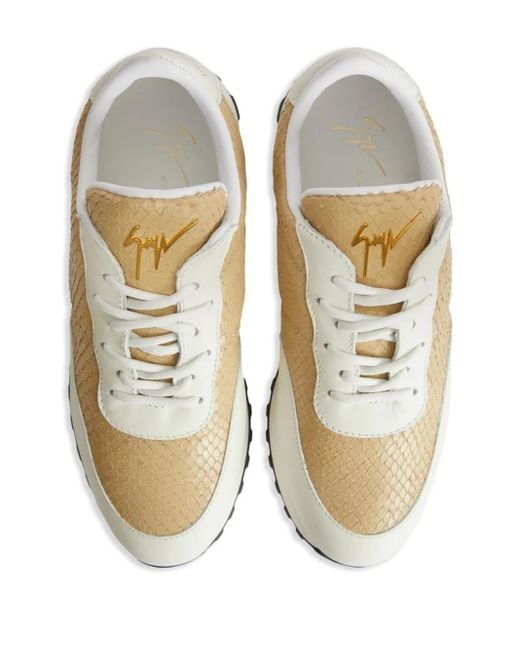 Giuseppe Zanotti White Jimi Running Sneakers