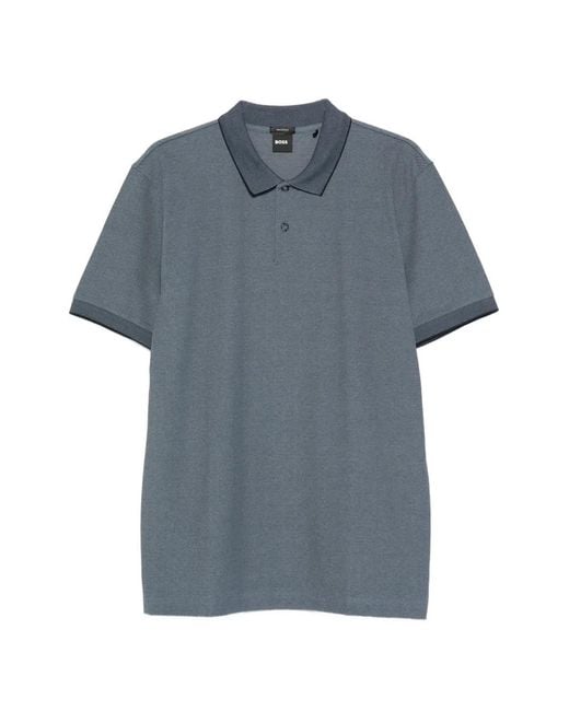 Boss Blue Parlay Polo Shirt for men