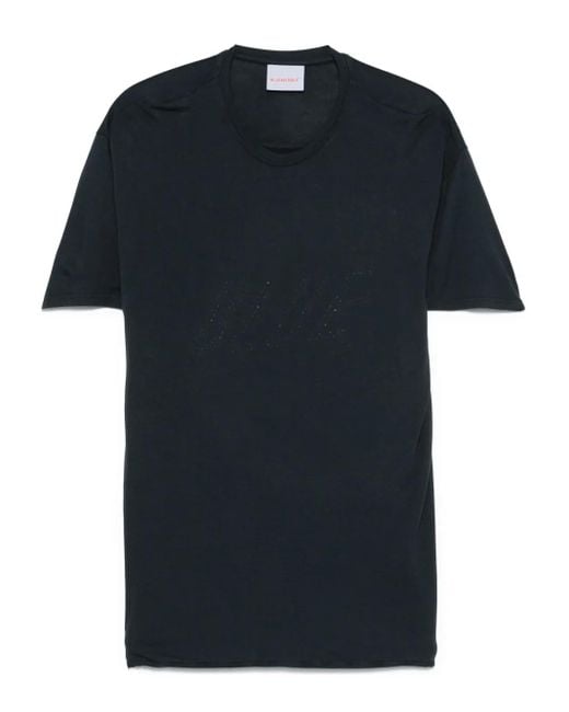 Bluemarble Black Double-Layer T-Shirt for men