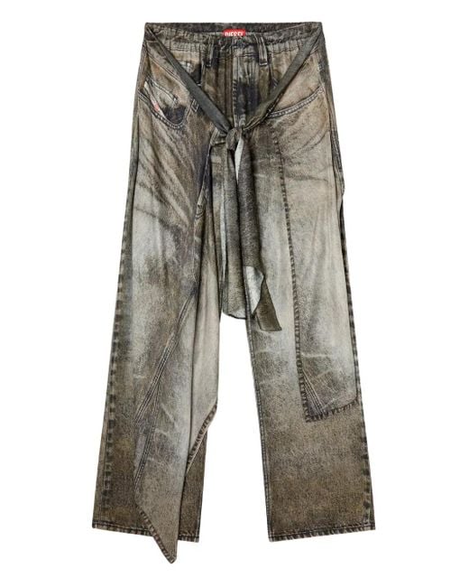 DIESEL Gray Pants Trousers