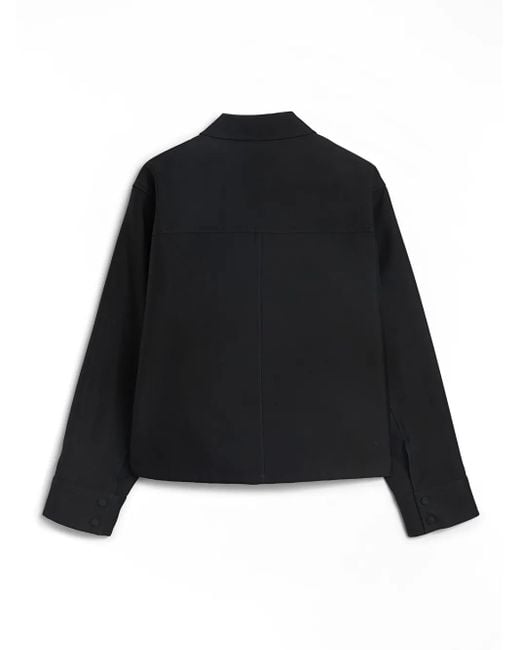 Jil Sander Button-Up Shirtjack in het Black