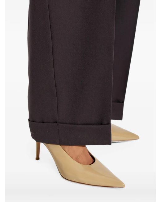 Gianvito Rossi White Robbie Pointed-Toe Pumps