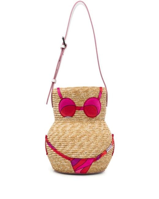 Emilio Pucci Pink Nella Bucket Bag