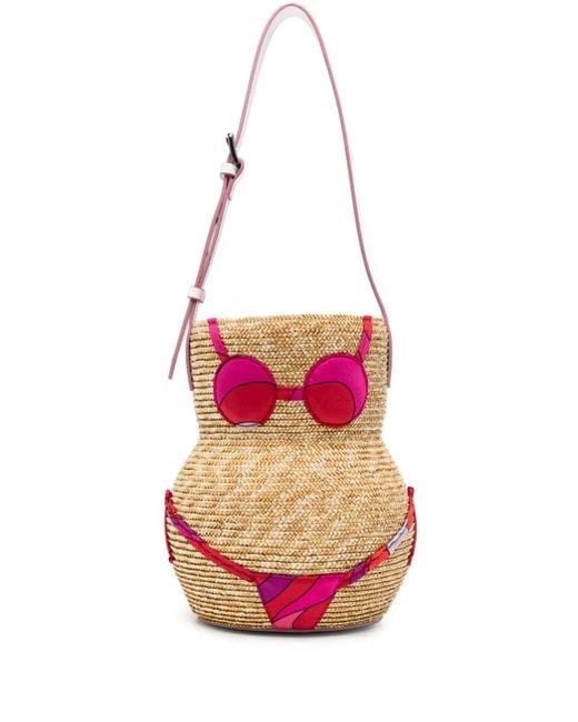Emilio Pucci Pink Nella Bucket Bag
