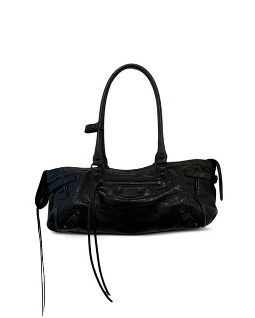 Balenciaga Black Studded Shouder Bag