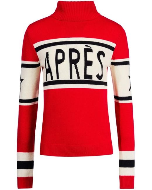 Perfect Moment Red Schild Apres Jumper