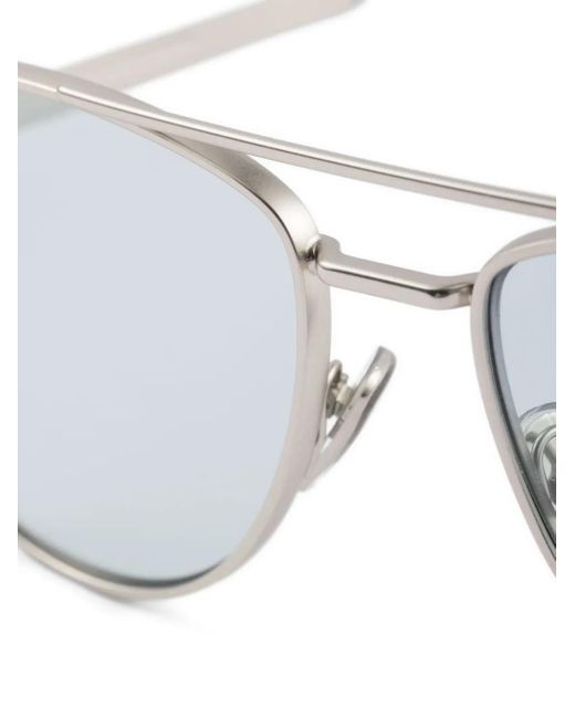 Prada Sonnenbrille Mit Doppelsteg in Metallic für Herren