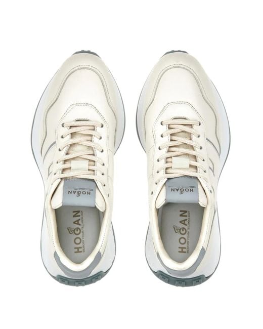 Hogan Sneakers Met Logopatch in het White