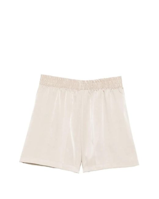 P.A.R.O.S.H. Natural Paky Elasticated Shorts