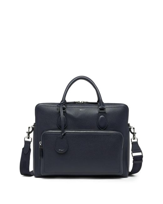 Bally Blue Capitol Briefcase for men