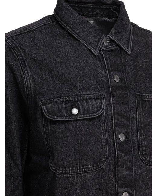 Alex Mill Black Button-Fastening Cargo-Pocket Jacket for men