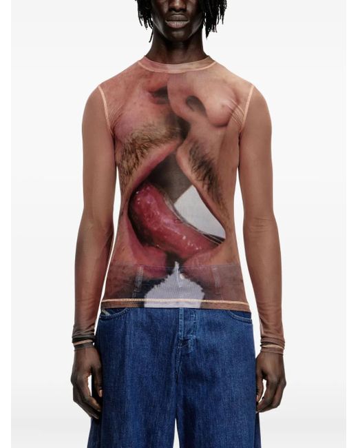 DIESEL X Tom Of Finland Foundation Pr-t-sielar Tシャツ White