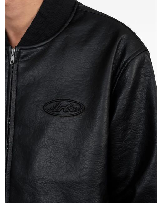 Chaqueta Bómber Con Logo En Relieve Arte' de hombre de color Gray