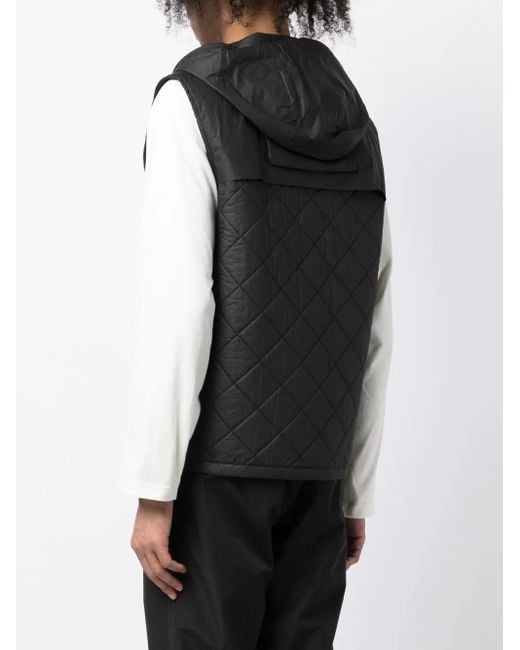 Craig Green Black Button-Up Quilted Gilet for men