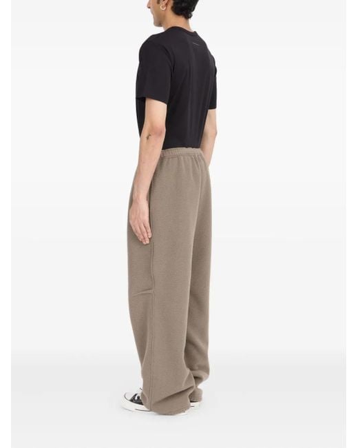 メンズ MM6 by Maison Martin Margiela フリース トラックパンツ Gray