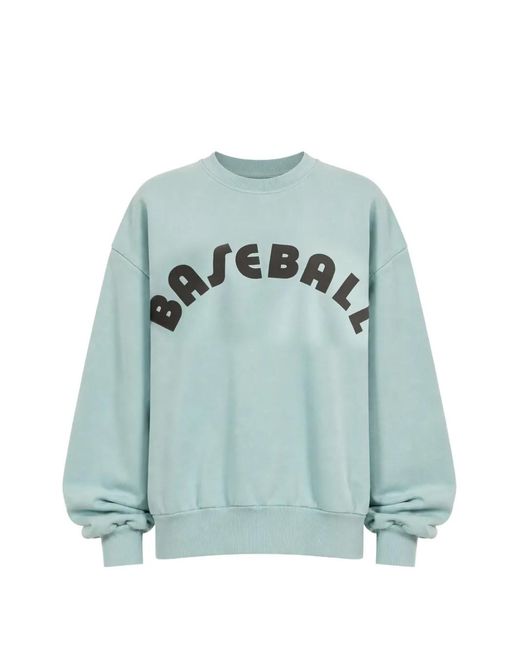 Fear Of God Blue Graphic-Print Raglan-Sleeve Sweater for men